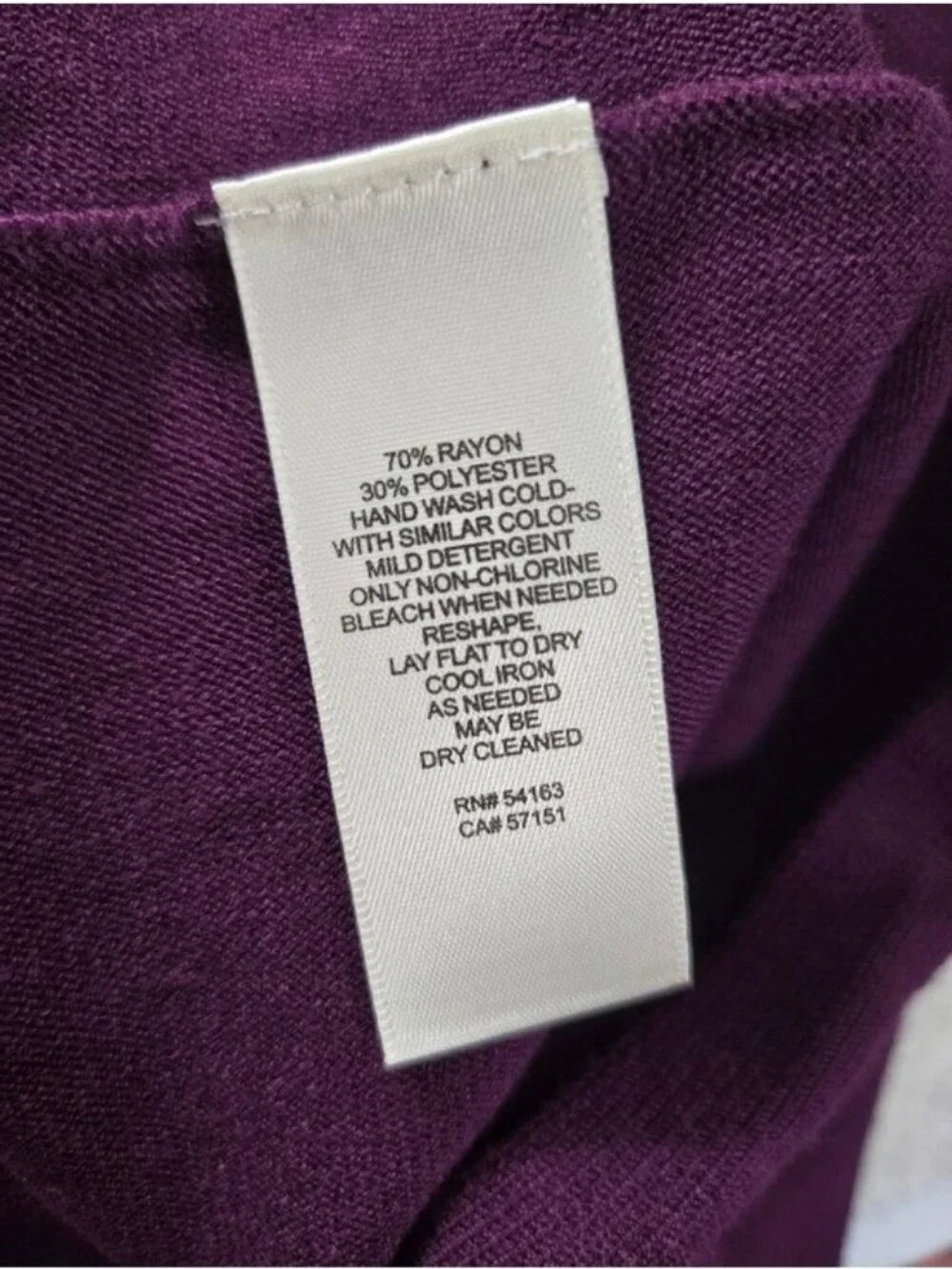 Eliza J Purple 3/4 Sleeves Crewneck Tie Waist Fit & Flare Sweater Dress, size XS
